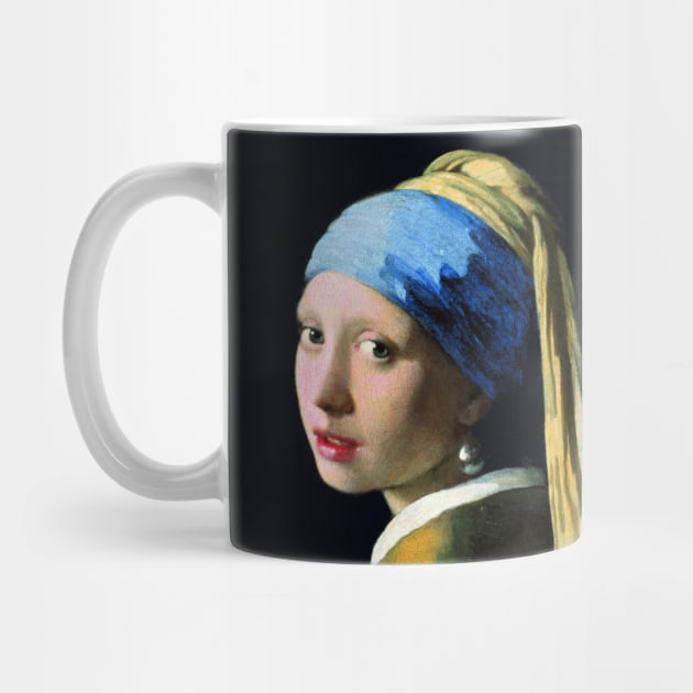 Jan Vermeer Girl With A Pearl Earring by fineartgallery